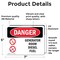 Signmission Generator Room Diesel Fuel, 7 in W x Rectangle, Vinyl Decal OS-2PACK-DS-D-57-L-2207 - alternate 5